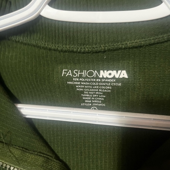 Fashion Nova Deep Green Jumpsuit - Picture 3 of 3